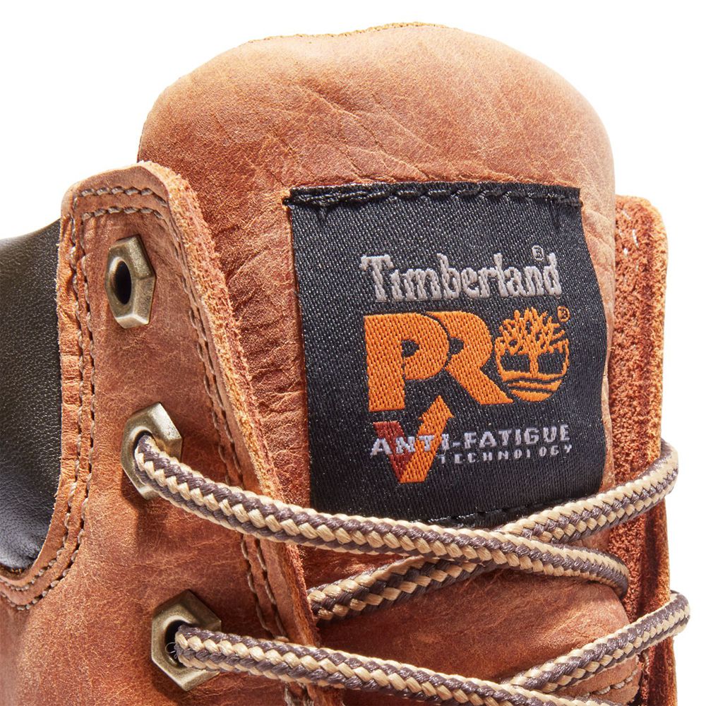 Timberland Pro Μποτακια Ανδρικα Καφε - Direct Attach Waterproof Soft Toe - Greece 3490156-EJ